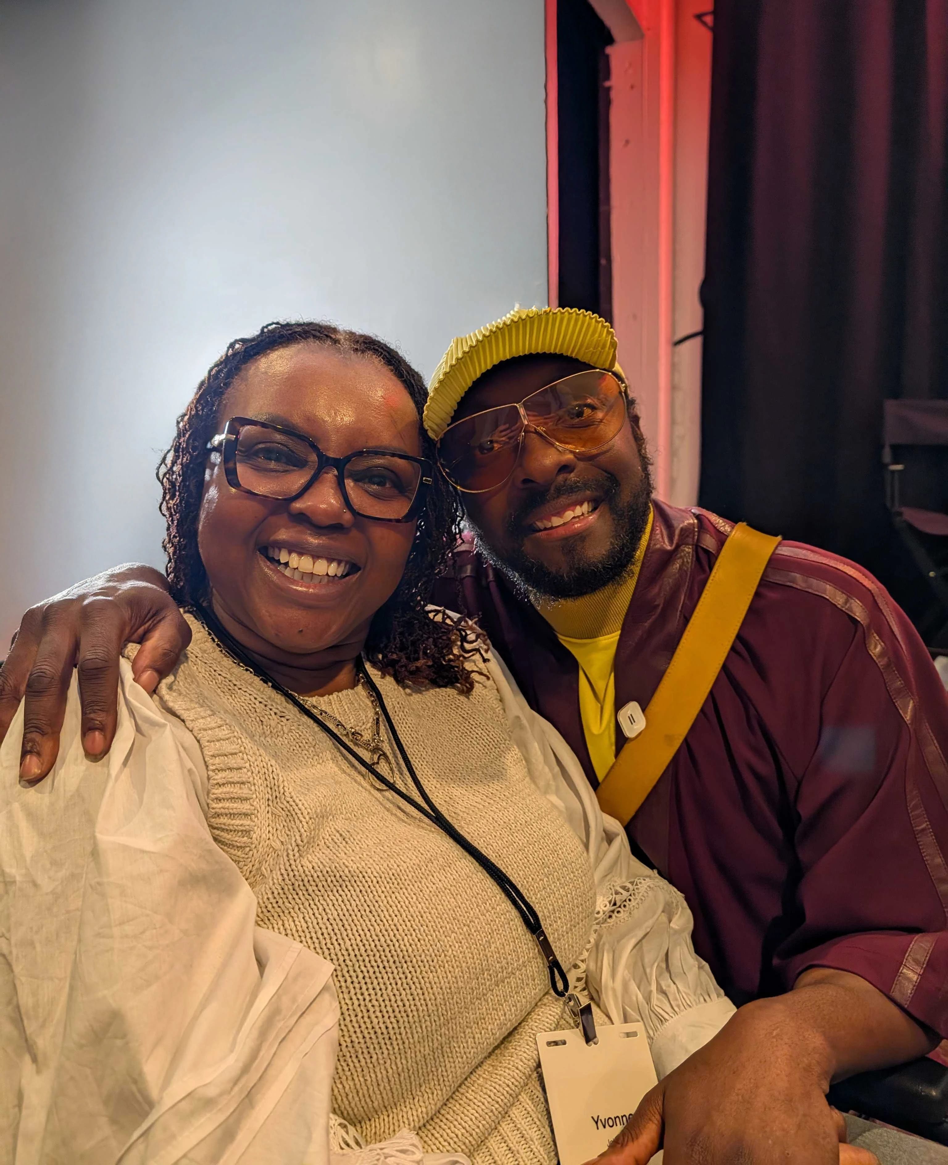 Yvonne Johnson and will.i.am