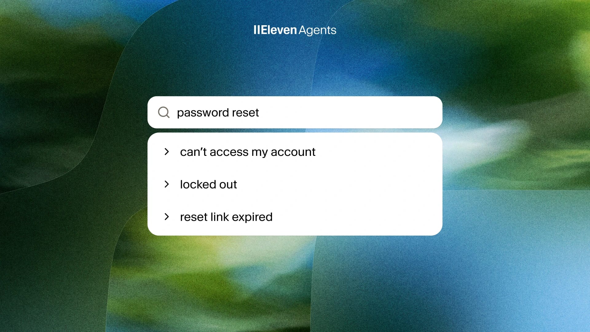 Password reset help options: can't access account, locked out, reset link expired.