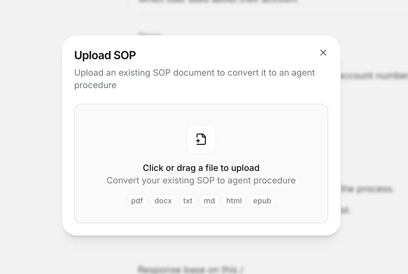 SOP 업로드 대화상자