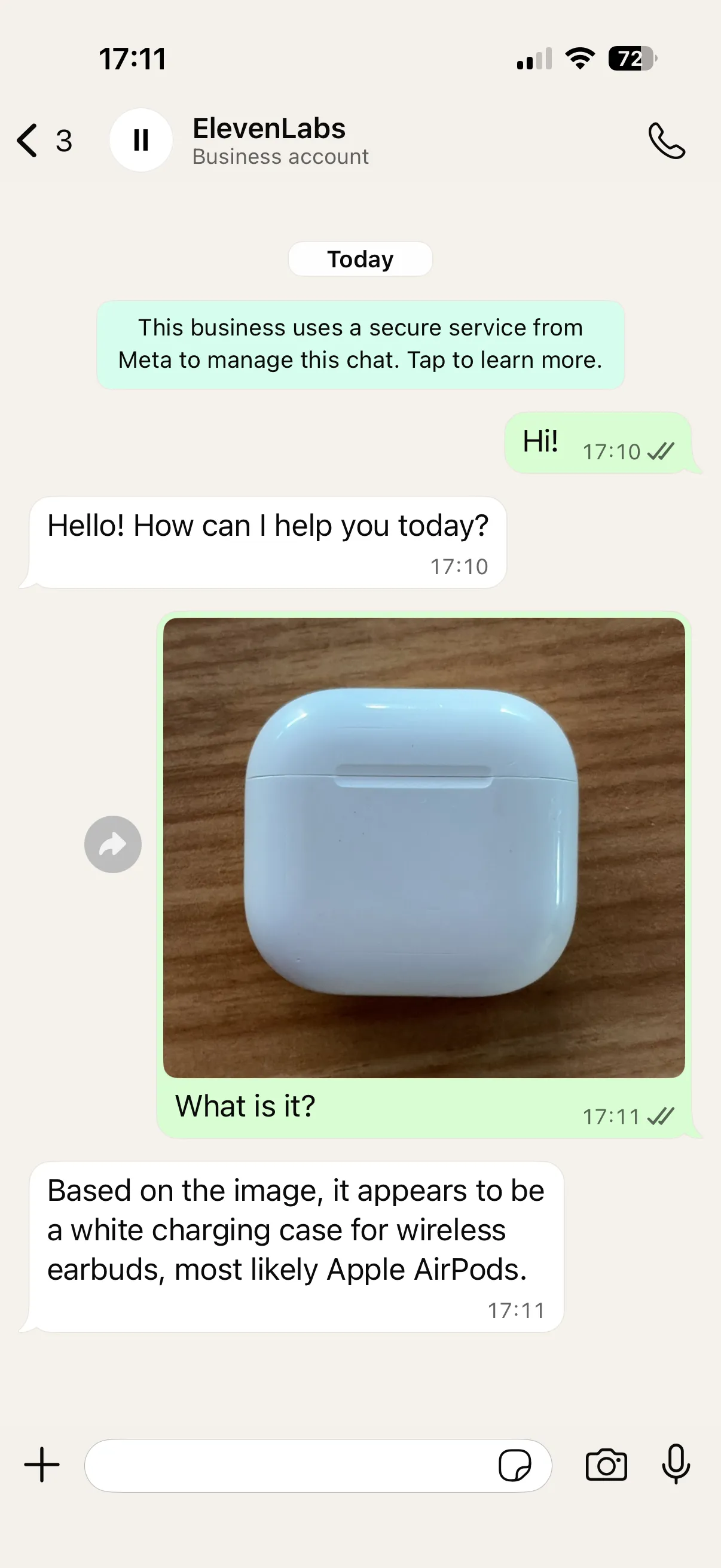WhatsApp 이미지 대화